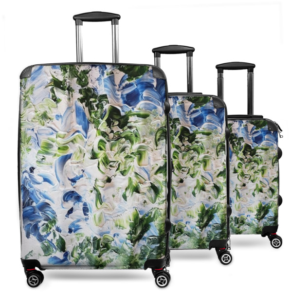 Custom Design Your Own 3-Piece Luggage Set - 20" Carry On - 24" Medium Checked - 28" Large Checked