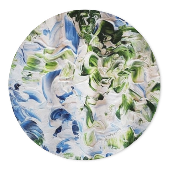 Custom Design Your Own Round Indoor Area Rug - 5' - 60"