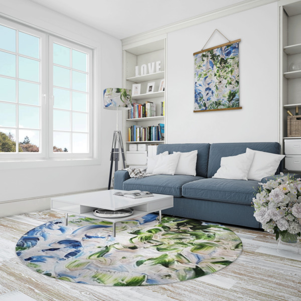 Custom Design - Round Area Rug - IN CONTEXT