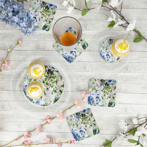 Custom Design - Plastic Party Dinner Plates - In Context