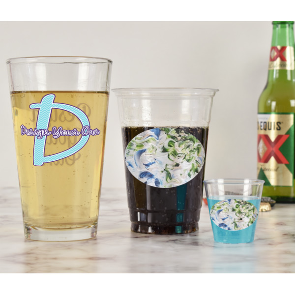 Custom Design - Pint Glass - Two Content - In Context