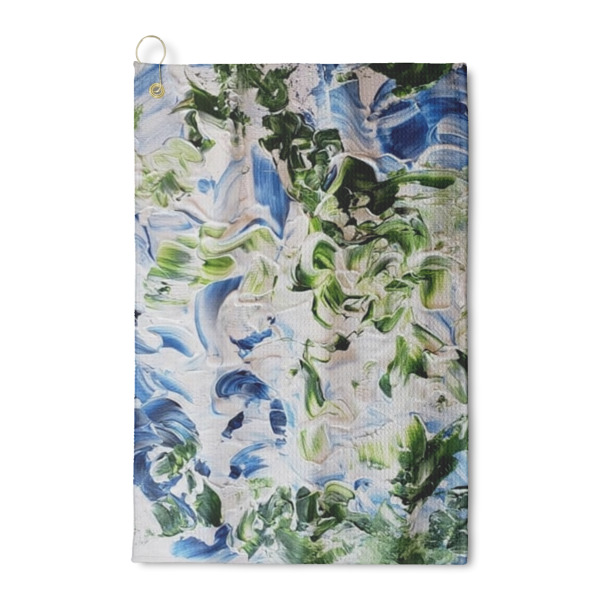 Custom Design Your Own Waffle Weave Golf Towel