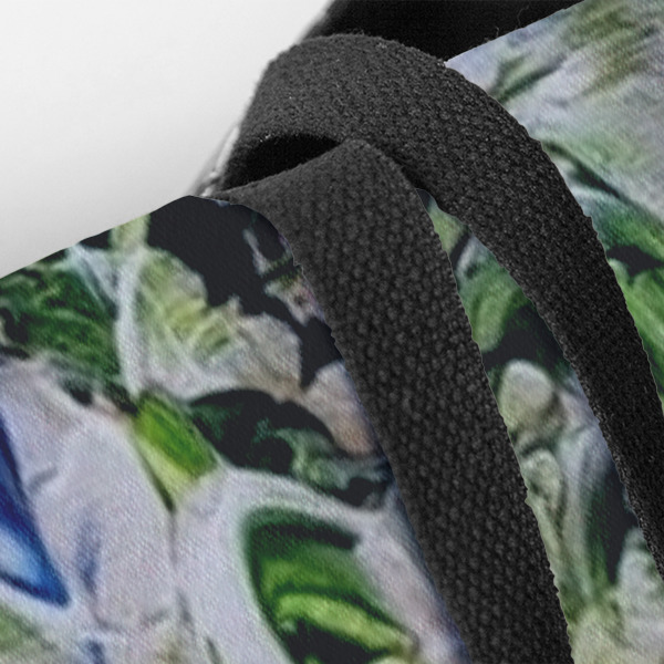 Custom Design - Closeup of Tote w/Black Handles