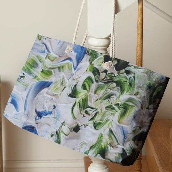 Custom Design - Large Rope Tote - Life Style