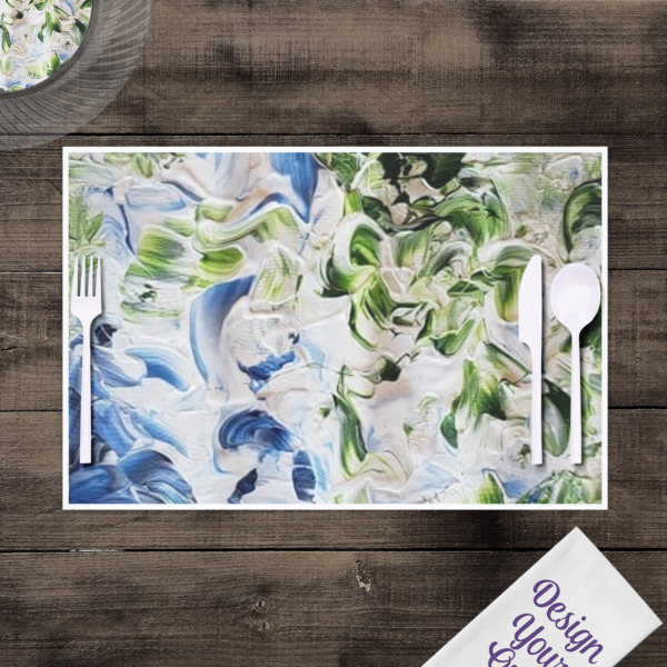 Custom Design - Disposable Paper Placemat - In Context