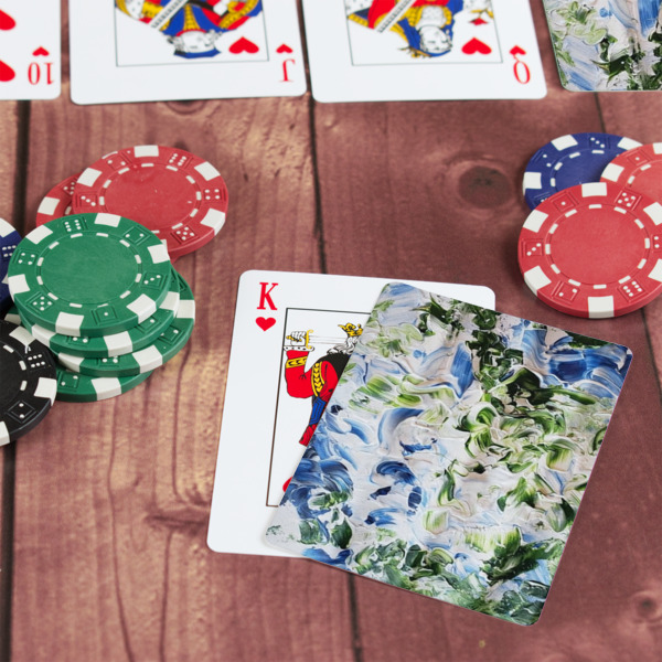 Custom Design - On Table with Poker Chips