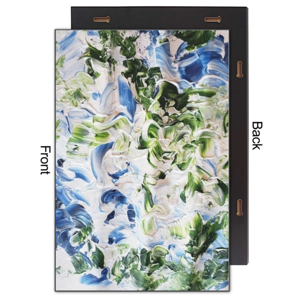 Custom Design - 20x30 Wood Print - Front & Back View