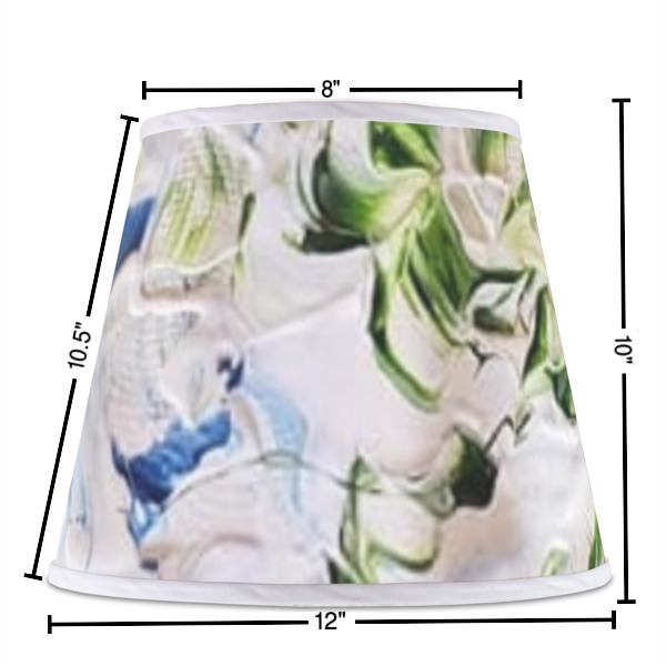 Custom Design - Poly Film Empire Lampshade - Dimensions