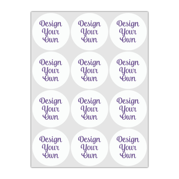 Custom Design - Drink Topper - Small - Set of 12