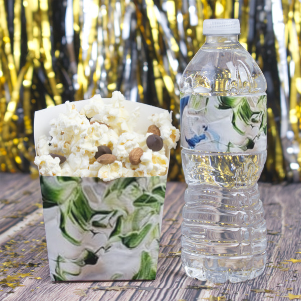 Custom Design - Water Bottle Label - w/ Favor Box