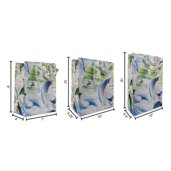 Custom Design - Gift Bags - All Sizes - Dimensions