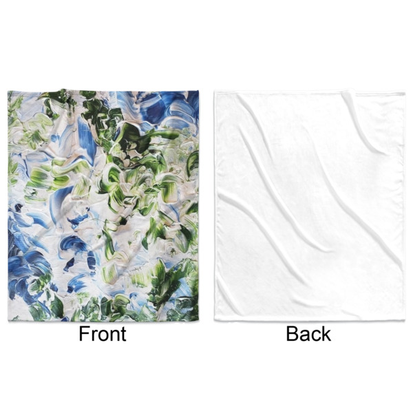 Custom Design - Minky Blanket - 50"x60" - Single Sided - Front & Back