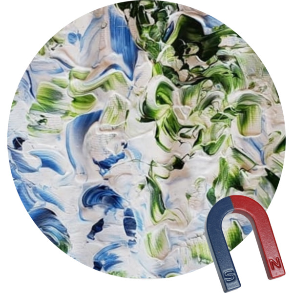 Custom Design Your Own Round Fridge Magnet