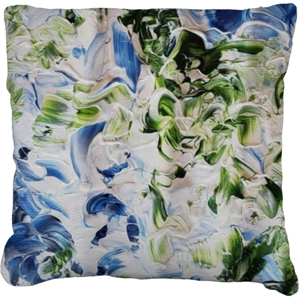 Custom Design Your Own Faux-Linen Throw Pillow