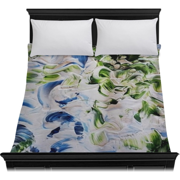 Custom Design - Duvet Cover - Queen - On Bed - No Prop