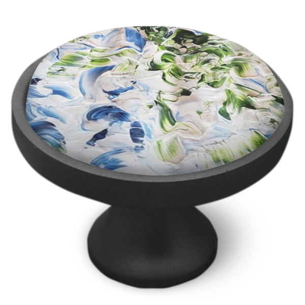 Custom Design - Cabinet Knob - Black - Side