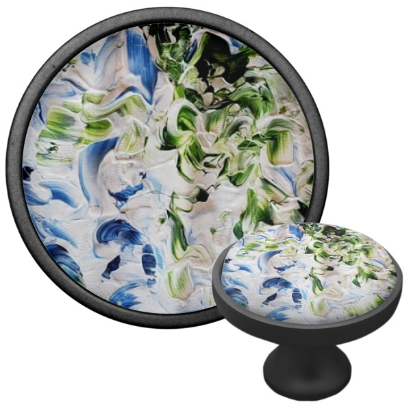 Custom Design - Cabinet Knob - Black - Multi Angle