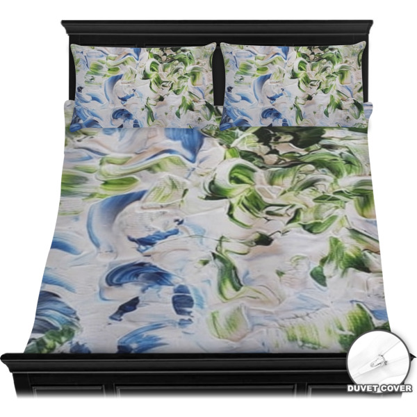 Custom Design - Bedding Set - Queen - Duvet - On Bed