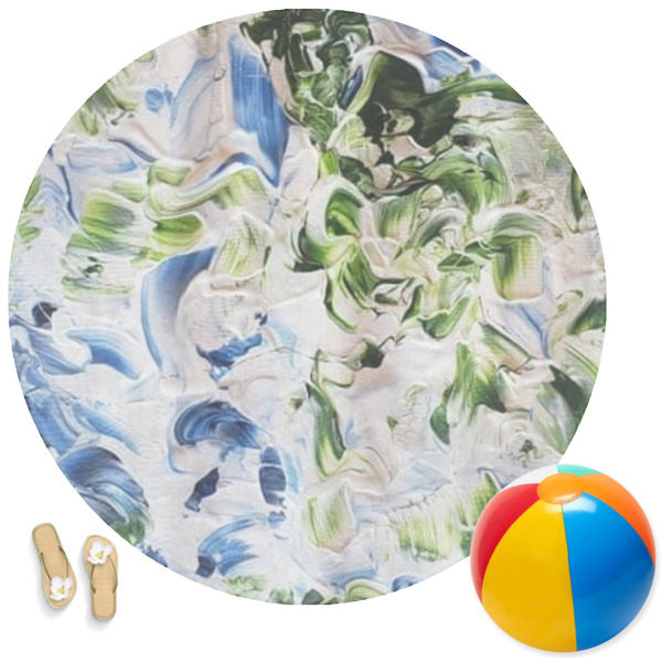 Custom Design Your Own Round Beach Towel