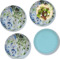Design Your Own Glass Lunch / Dinner Plate 10" - Set of 4