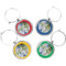Design Your Own Wine Charms - Set of 4
