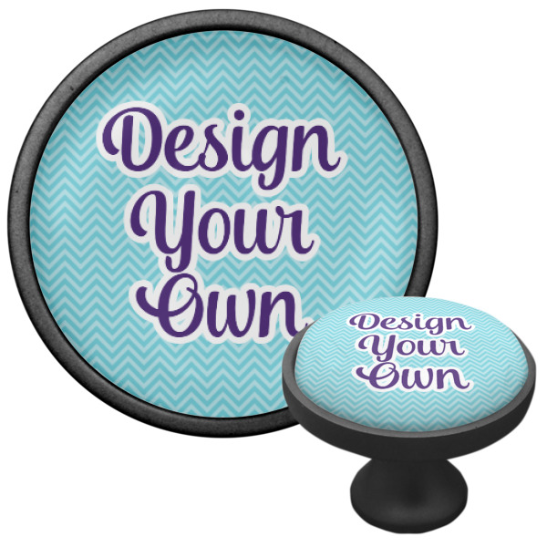 Custom Design Your Own Cabinet Knob - Black