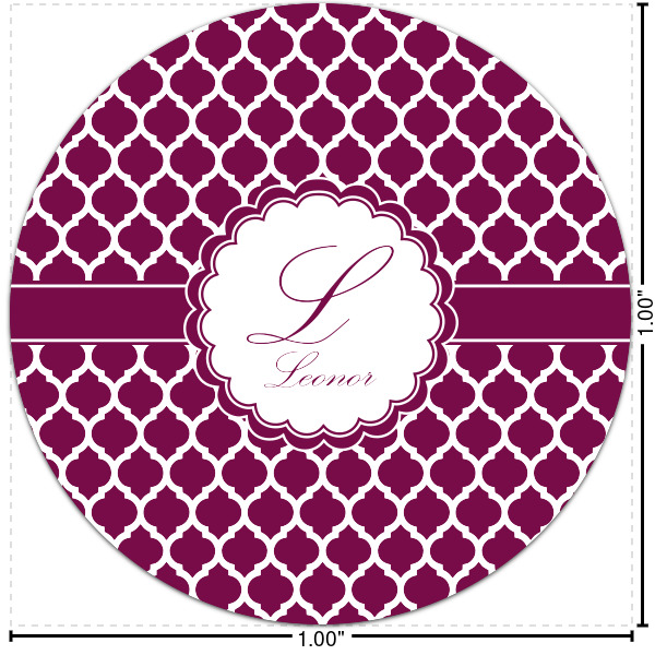 Custom Moroccan Multipurpose Round Labels - 1" (Personalized)