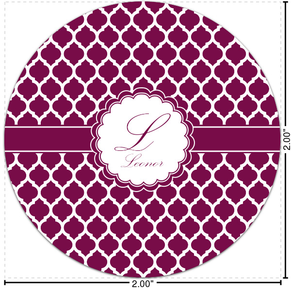 Custom Moroccan Multipurpose Round Labels - 2" (Personalized)