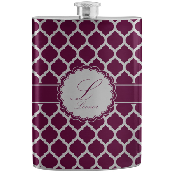 Custom Moroccan Stainless Steel Flask (Personalized)