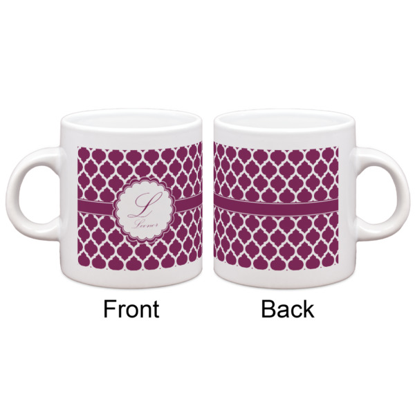 Custom Design - Single Shot Espresso Cup - Single - Front & Back