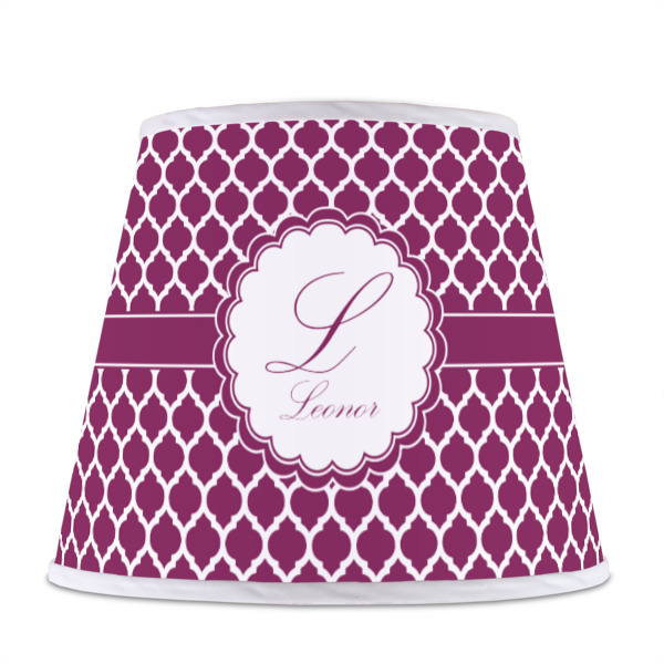 Custom Design - Poly Film Empire Lampshade - Front View