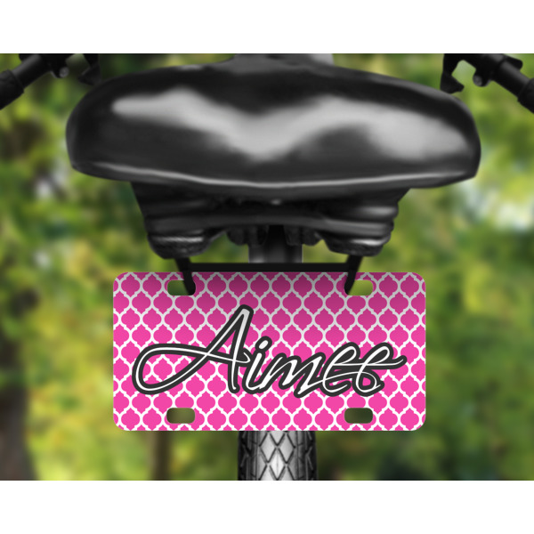 Custom Design - Mini License Plate on Bicycle 4 hole