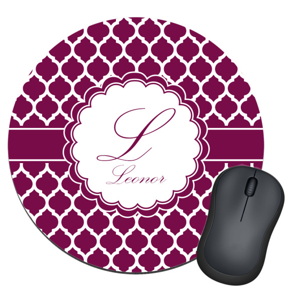 Custom Moroccan Round Mouse Pad (Personalized)
