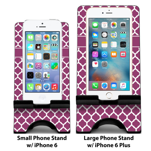 Custom Design - Compare Phone Stand Sizes - with iPhones