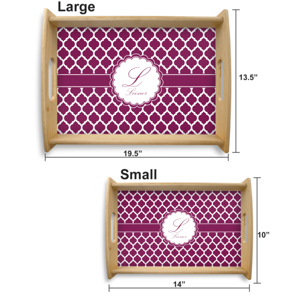 Custom Design - Serving Tray Wood Sizes