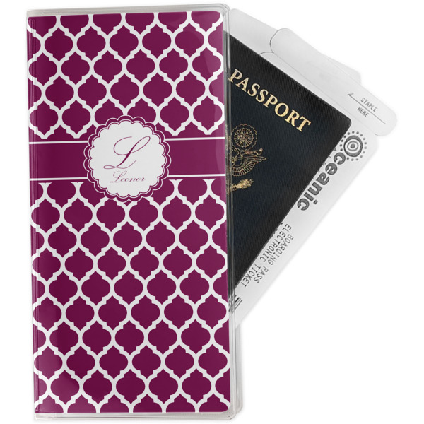 Custom Moroccan Travel Document Holder