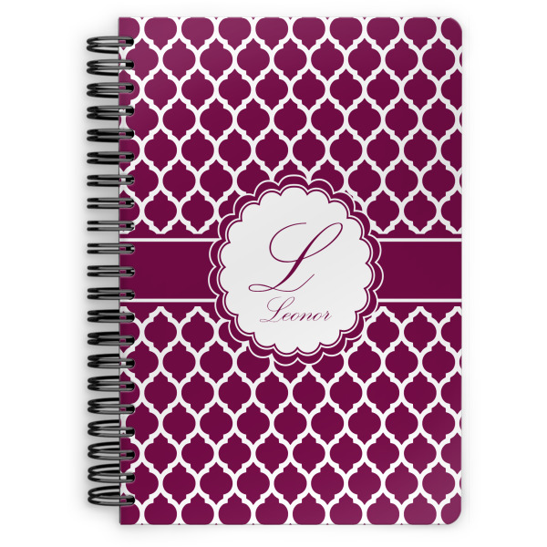 Custom Moroccan Spiral Notebook (Personalized)