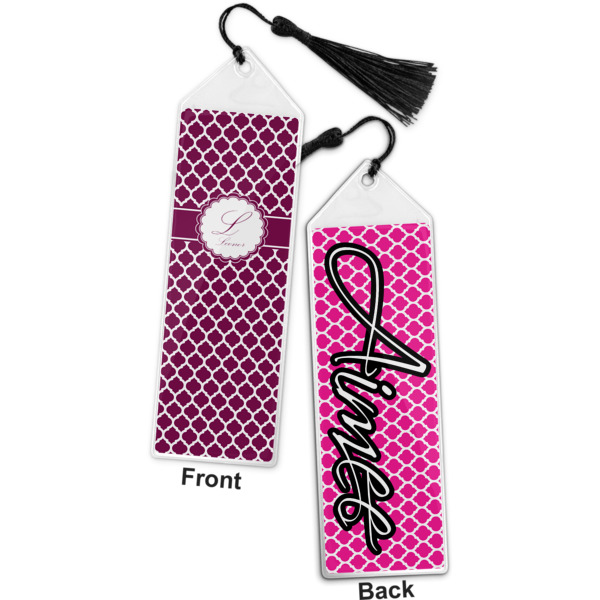 Custom Design - Bookmark w/ Tassel - Front and Back