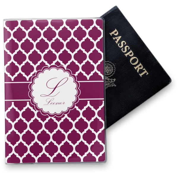 Custom Moroccan Vinyl Passport Holder (Personalized)