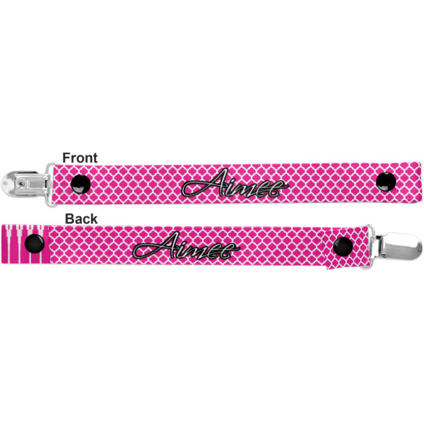 Custom Design - Pacifier Clip - Front and Back