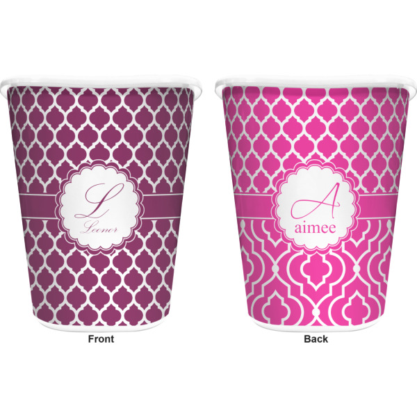 Custom Design - Waste Basket - White - Double Sided - Approval