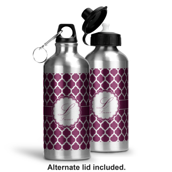Custom Design - Aluminum Water Bottle - Alternate lid options