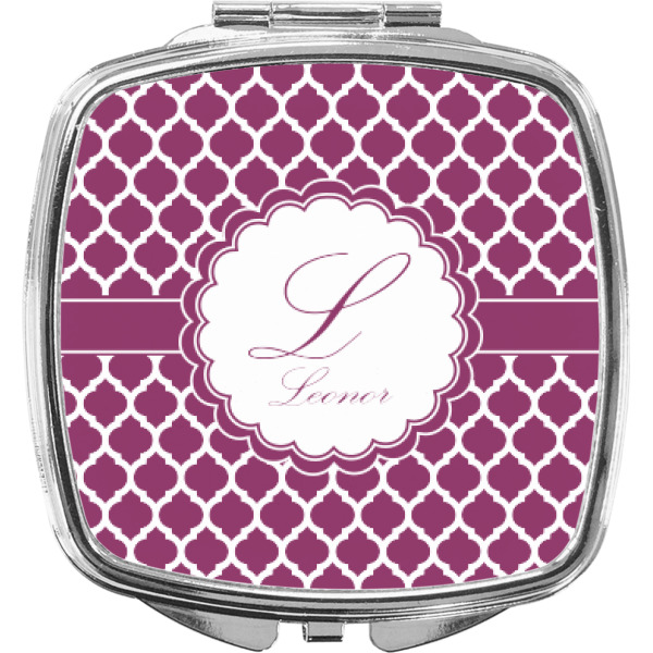 Custom Moroccan Compact Makeup Mirror (Personalized)