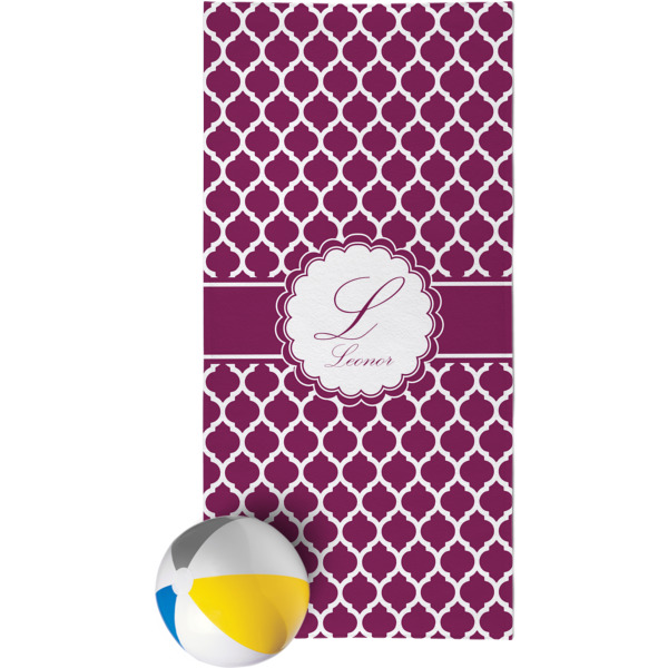 Custom Moroccan Beach Towel (Personalized)