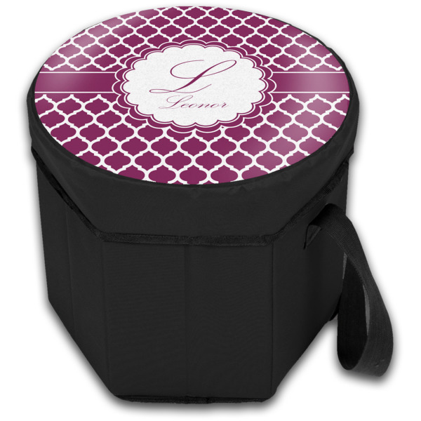 Custom Design - Collapsible Personalized Cooler & Seat (Closed)