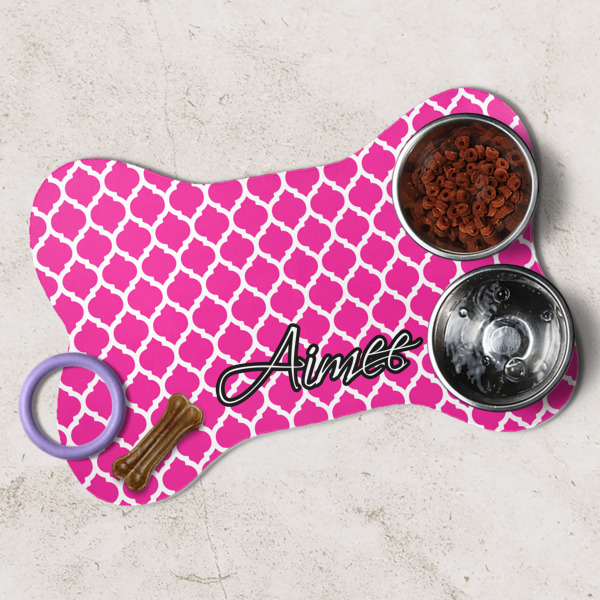 Custom Design - Dog Bone Shaped Mat Lifestyle