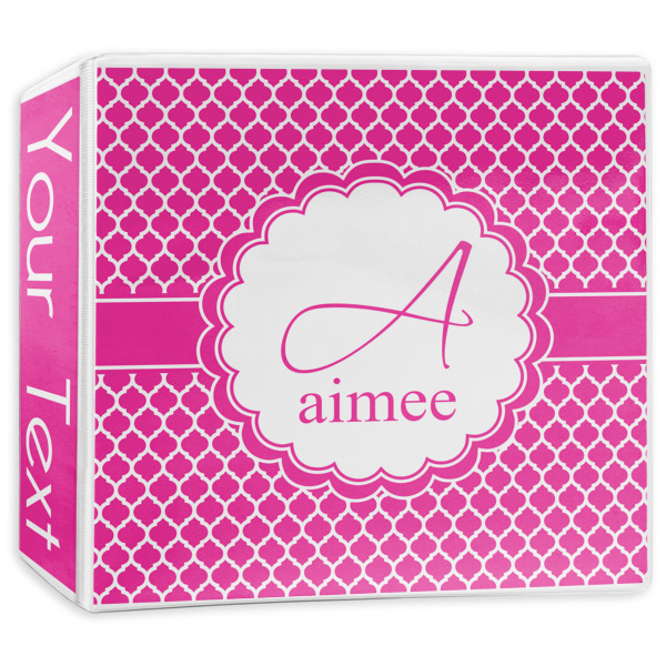 Custom Moroccan 3-Ring Binder - 3 inch (Personalized)