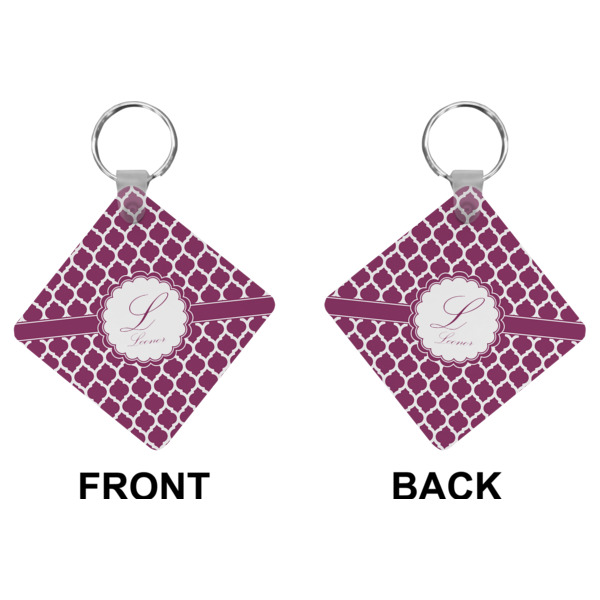 Custom Design - Diamond Keychain (Front + Back)