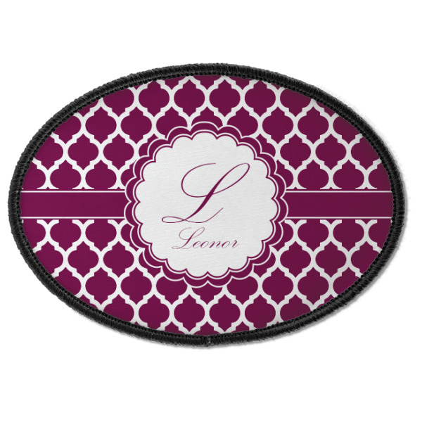 Custom Design - Iron On Patch - Oval - Front