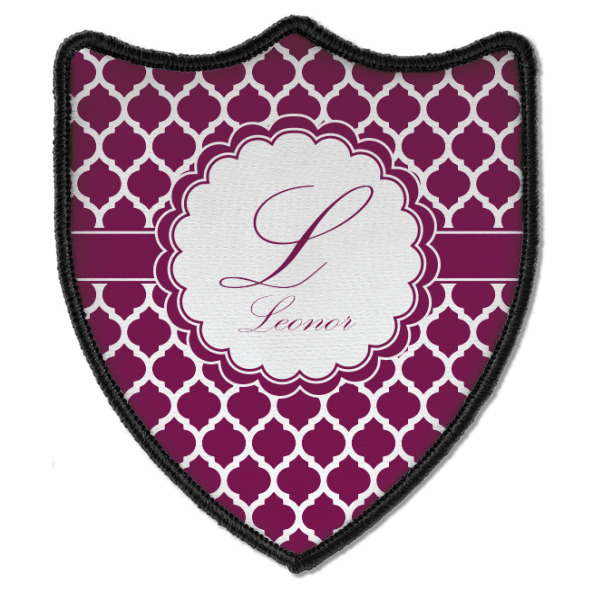 Custom Design - Iron On Patch - Shield - Style B - Front